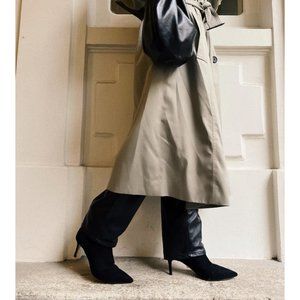 Current ILIO SMERALDO X GERALDINE BOUBLIL SUEDE  /The Frankie Shop Retail $500